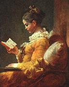 Young Girl Reading Jean-Honore Fragonard